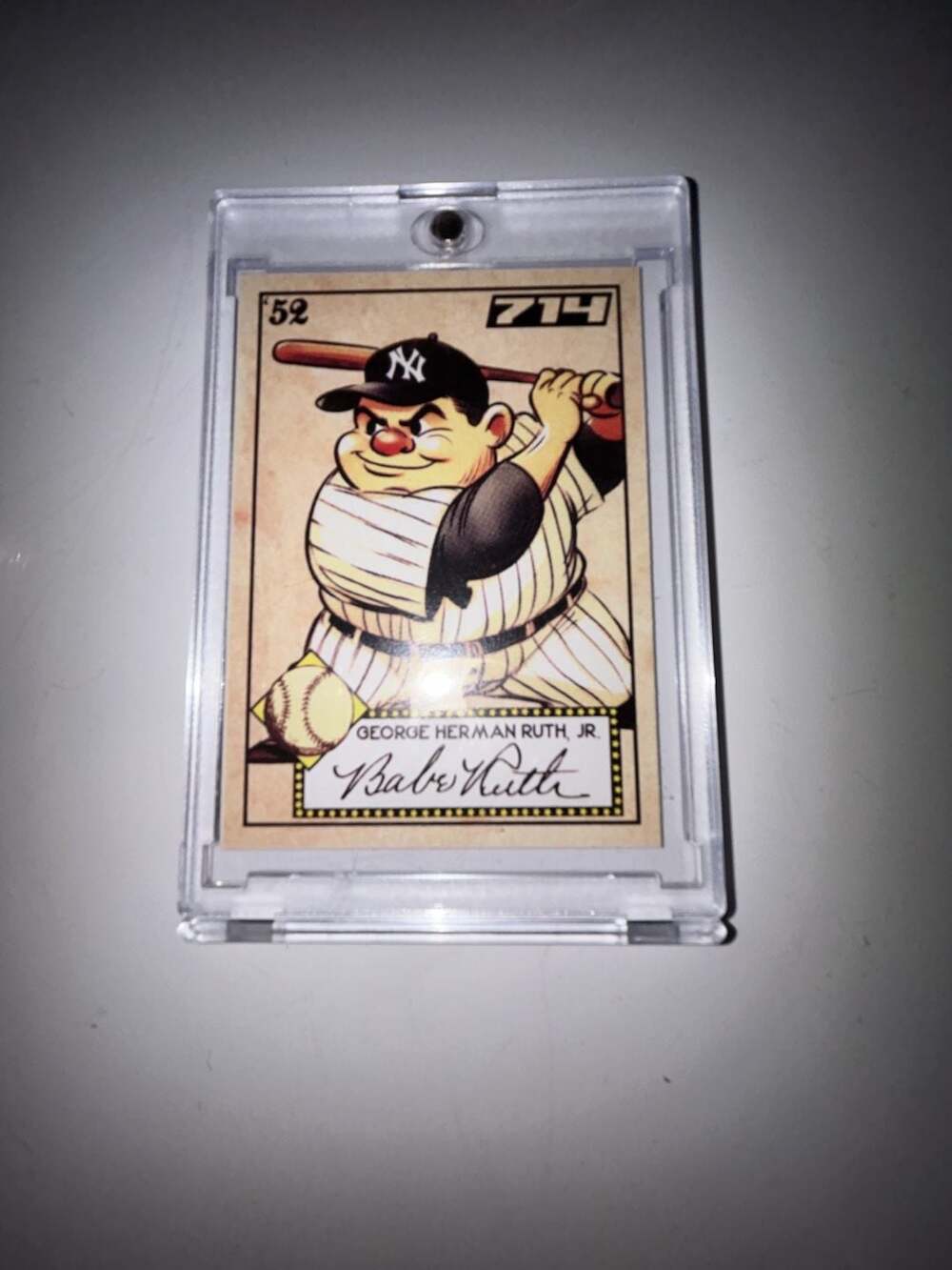 Babe Ruth George Herman Ruth Jr Trading Card Art